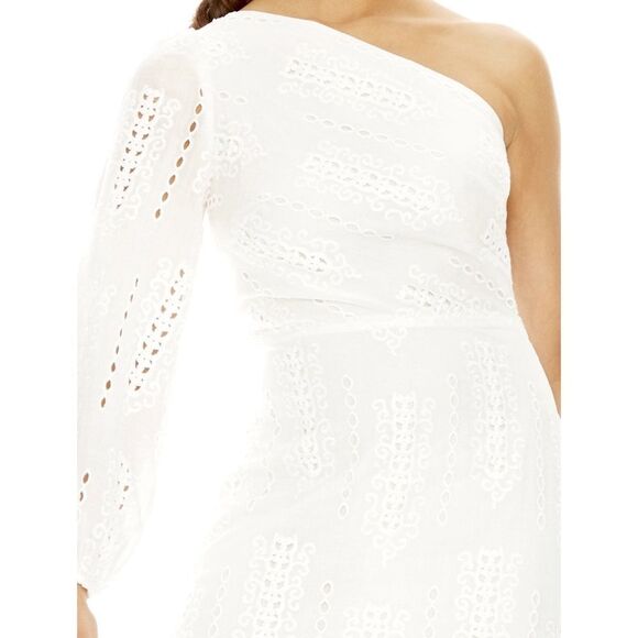 Talulah Never Let me Go Linen Midi dress in white - Picture 3 of 13